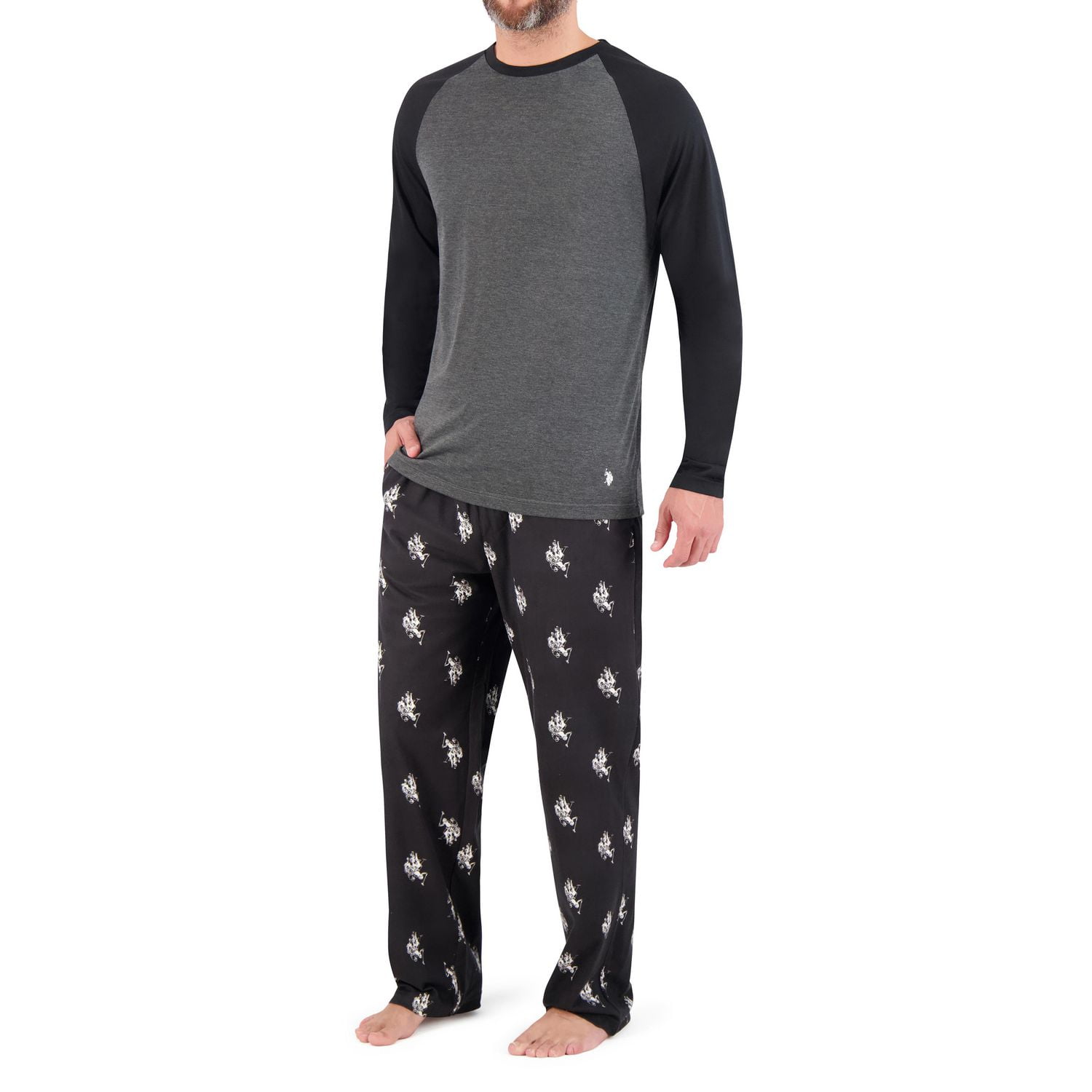 Mens polo pajama sets sale