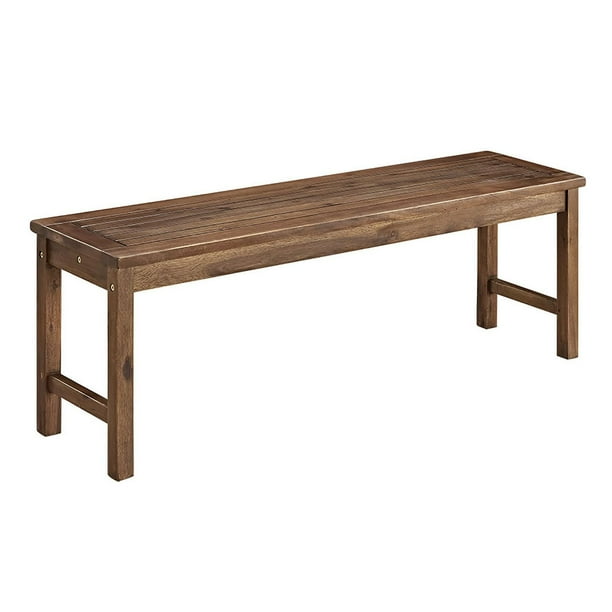 Manor Park Acacia Wood Outdoor Patio Bench Multiple Finishes Walmart.ca