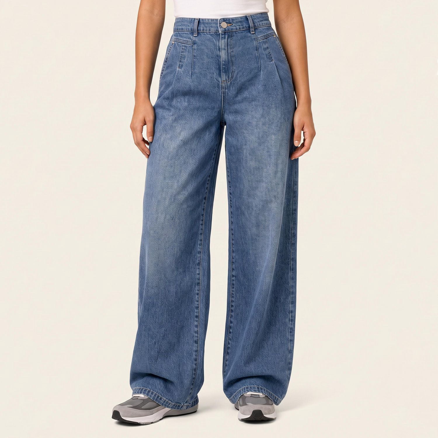 Bloom Girl, Wide Leg Denim Trouser, XS-XL - Walmart.ca