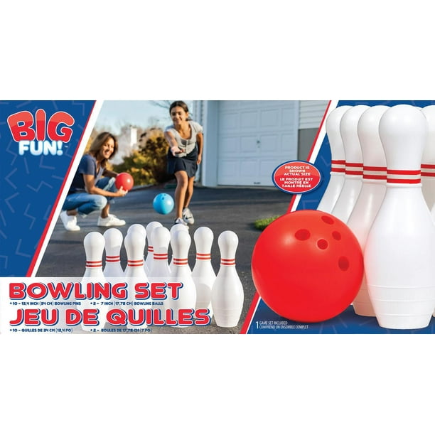 Maison Futée - Jeu de mini bowling pour enfant - 6 quilles et une