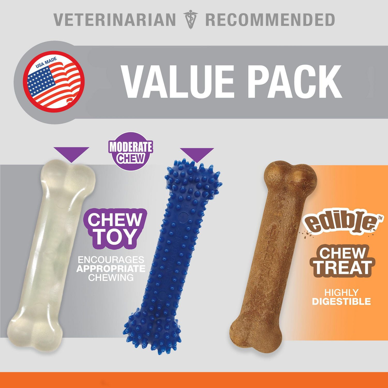 nylabone small dog value pack