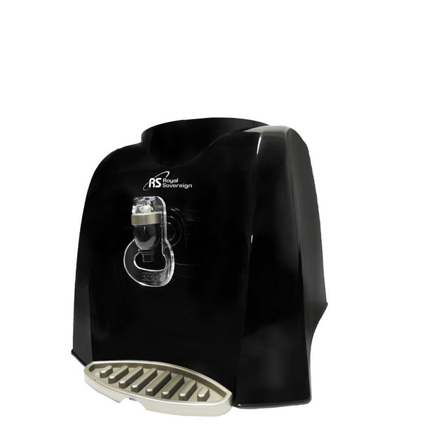 Royal Sovereign Black Countertop Built-In Water Filter Hot and