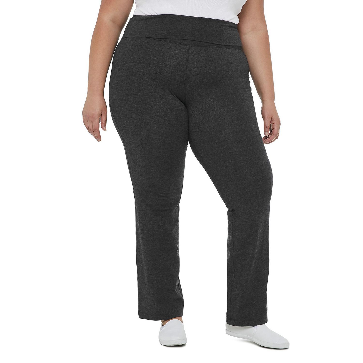 MIER Women's Yoga Pants with Pockets 7/8 Leggings High Waisted Leggings  Workout Capris 