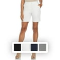 thumbnail image 4 of Rafaella Women's Extended Tab Shorts with Pockets, 4 of 5
