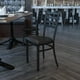 Chaise de restaurant de la collection Hercules de Flash Furniture avec dossier à traverses – image 2 sur 9