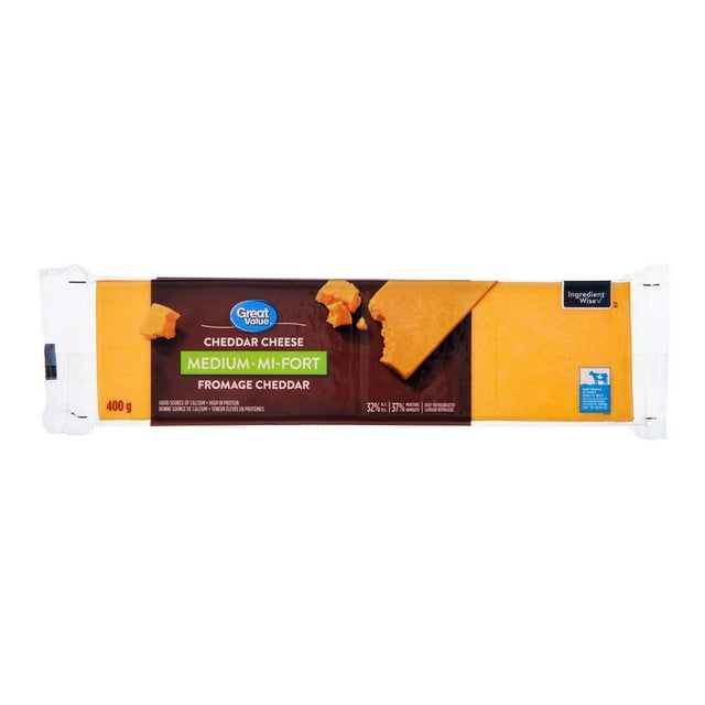 Great Value Medium Cheddar Cheese