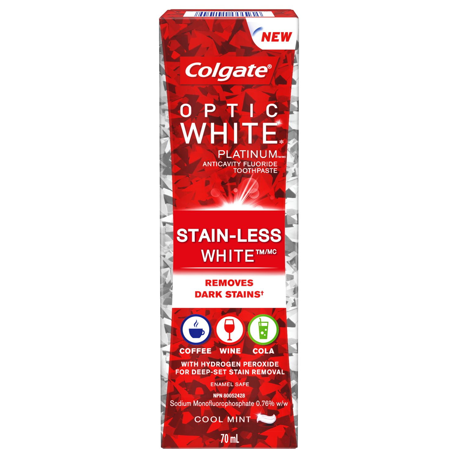 colgate optic white platinum stainless white toothpaste