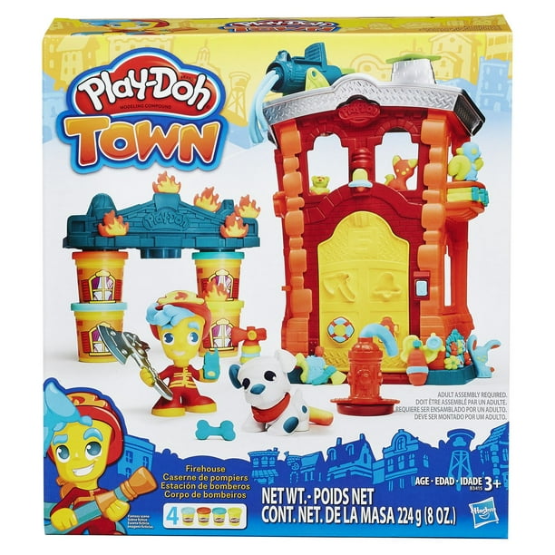 Ensemble de jeu Town de Play-Doh - caserne de pompiers
