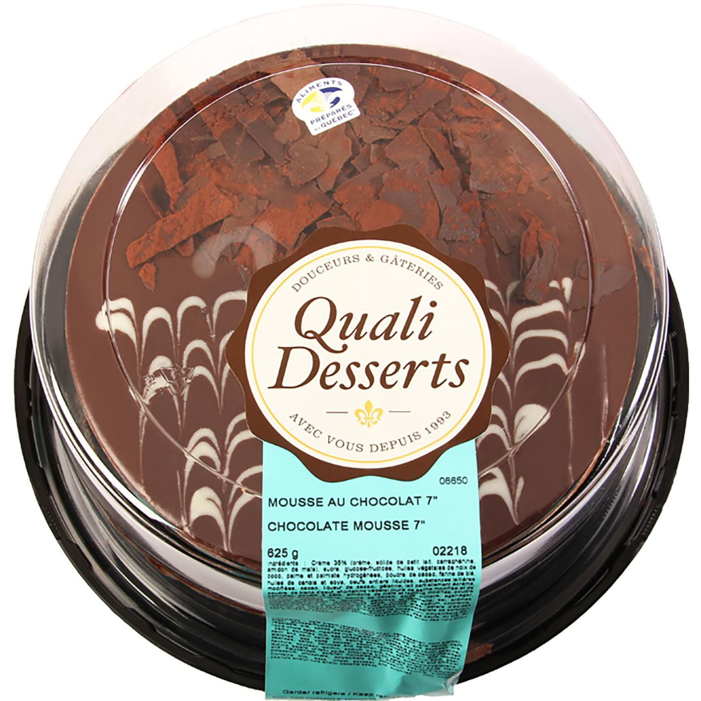 Quali Desserts 7'' Chocolate Mousse Cake Walmart Canada