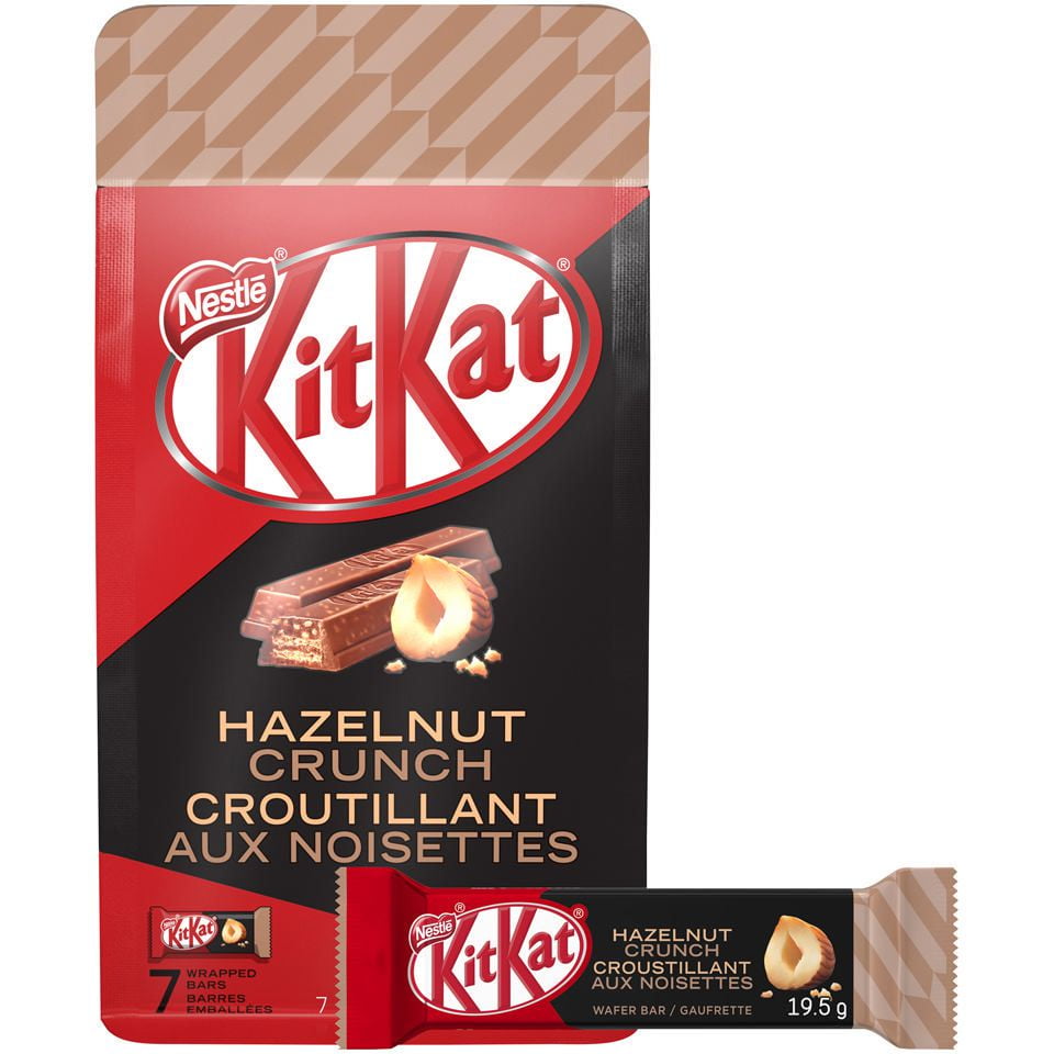 Kit Kat NESTLÉ® KITKAT® Hazelnut Crunch Wrapped Bars Walmart Canada