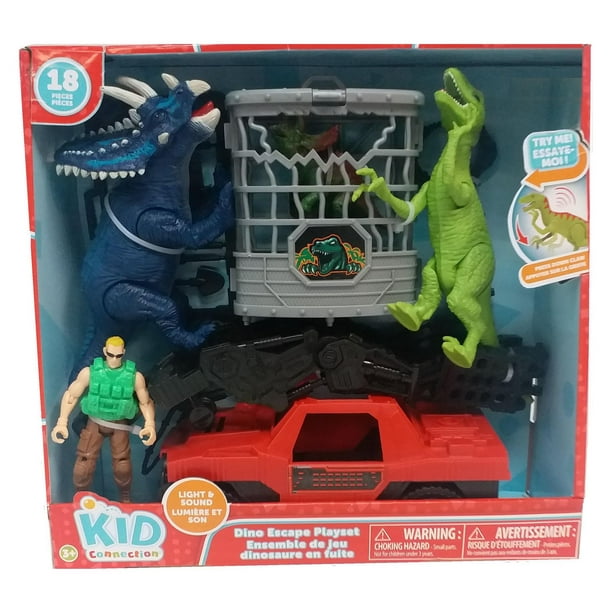 Figurine Dino Avec Son Et Lumière - Rouge