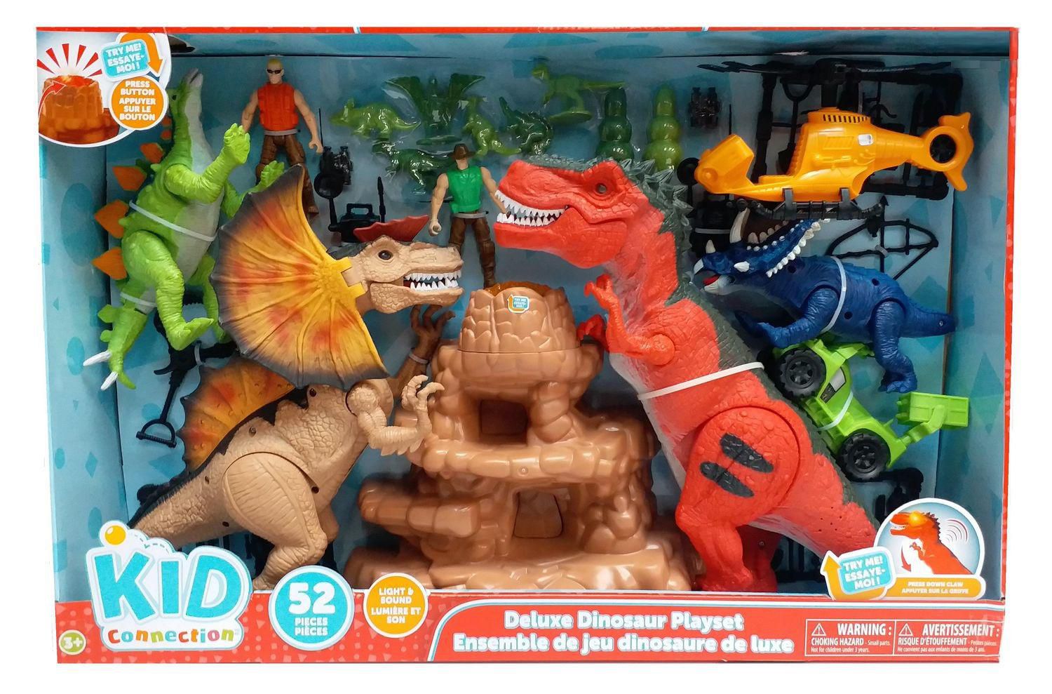 Figurine Dino Avec Son Et Lumière - Rouge