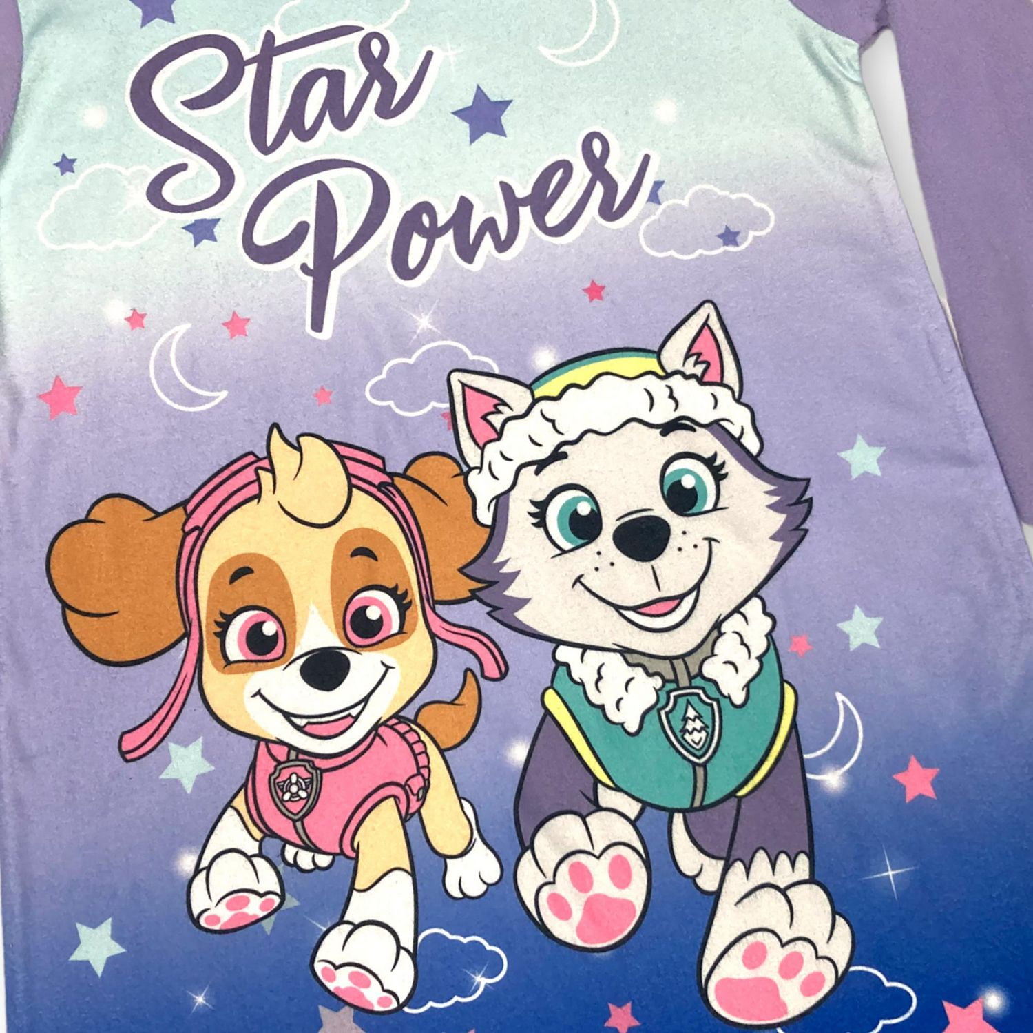 Paw Patrol Girl's short nightgown with long sleeves