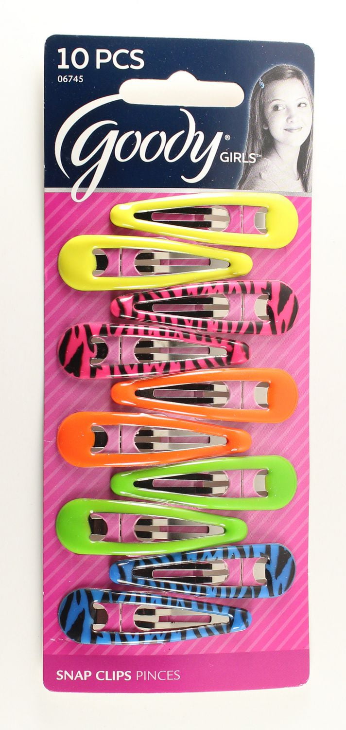 Hair Clips/Animal Print 10Pcs (06745)