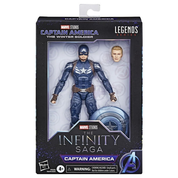 Captain America (Stealth Suit, Winter Soldier) Minifigure Custom Mini  Figurine Marvel Avengers