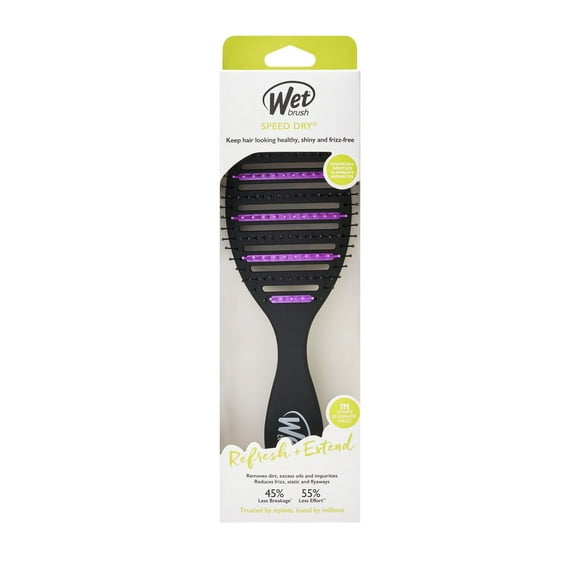 WETBRUSH Charcoal Infused Anti Frizz Speed Dry, Vented Brush