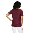 thumbnail image 3 of Iyla Women's Short Sleeve Ripple Tee, 3 of 6