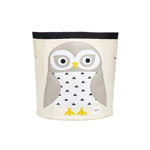 3 Sprouts Storage Bin - Snowy Owl