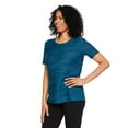 thumbnail image 2 of Iyla Women's Short Sleeve Ripple Tee, 2 of 6