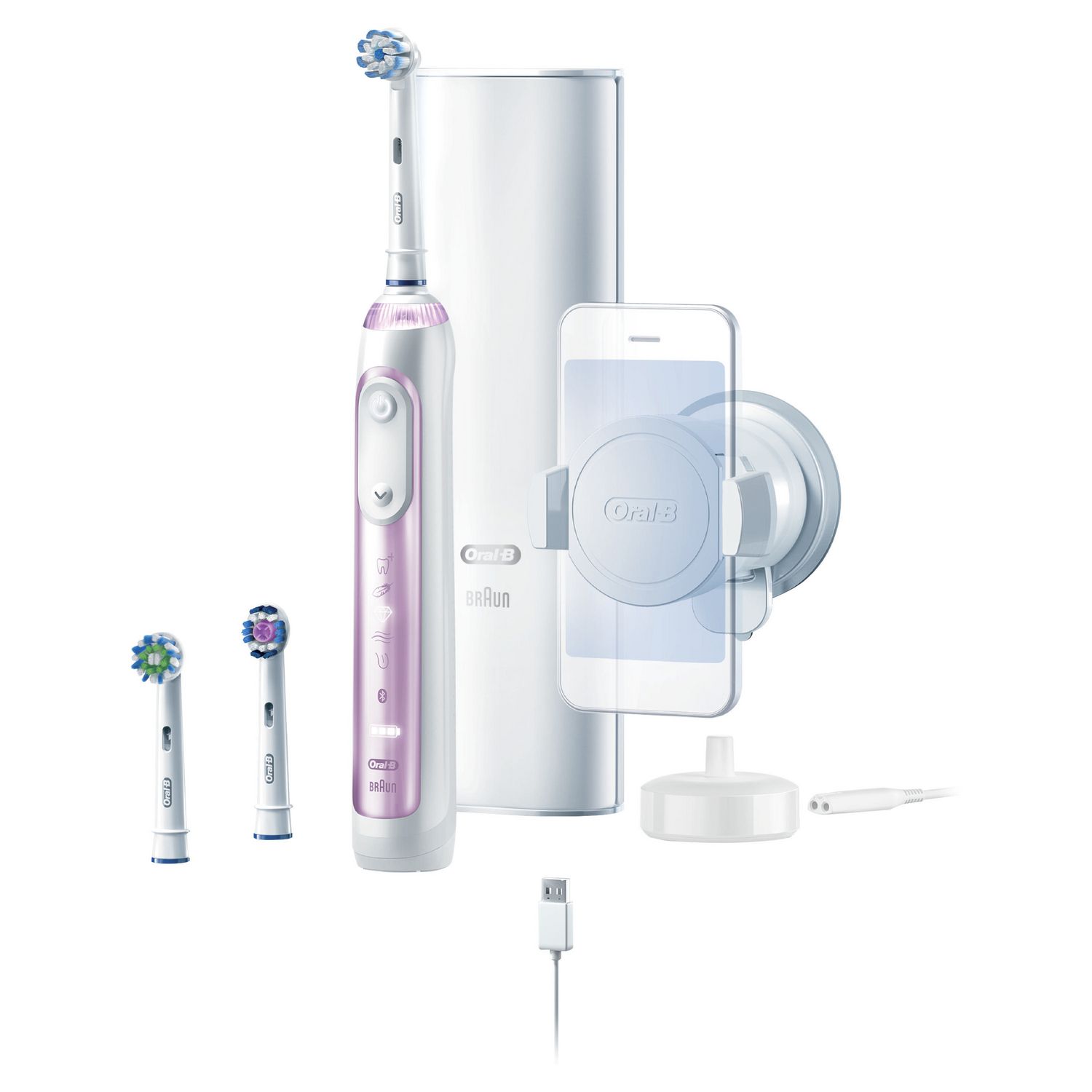 Oral-B 9600 Electric Toothbrush, 3 Brush Heads, Powered by Braun