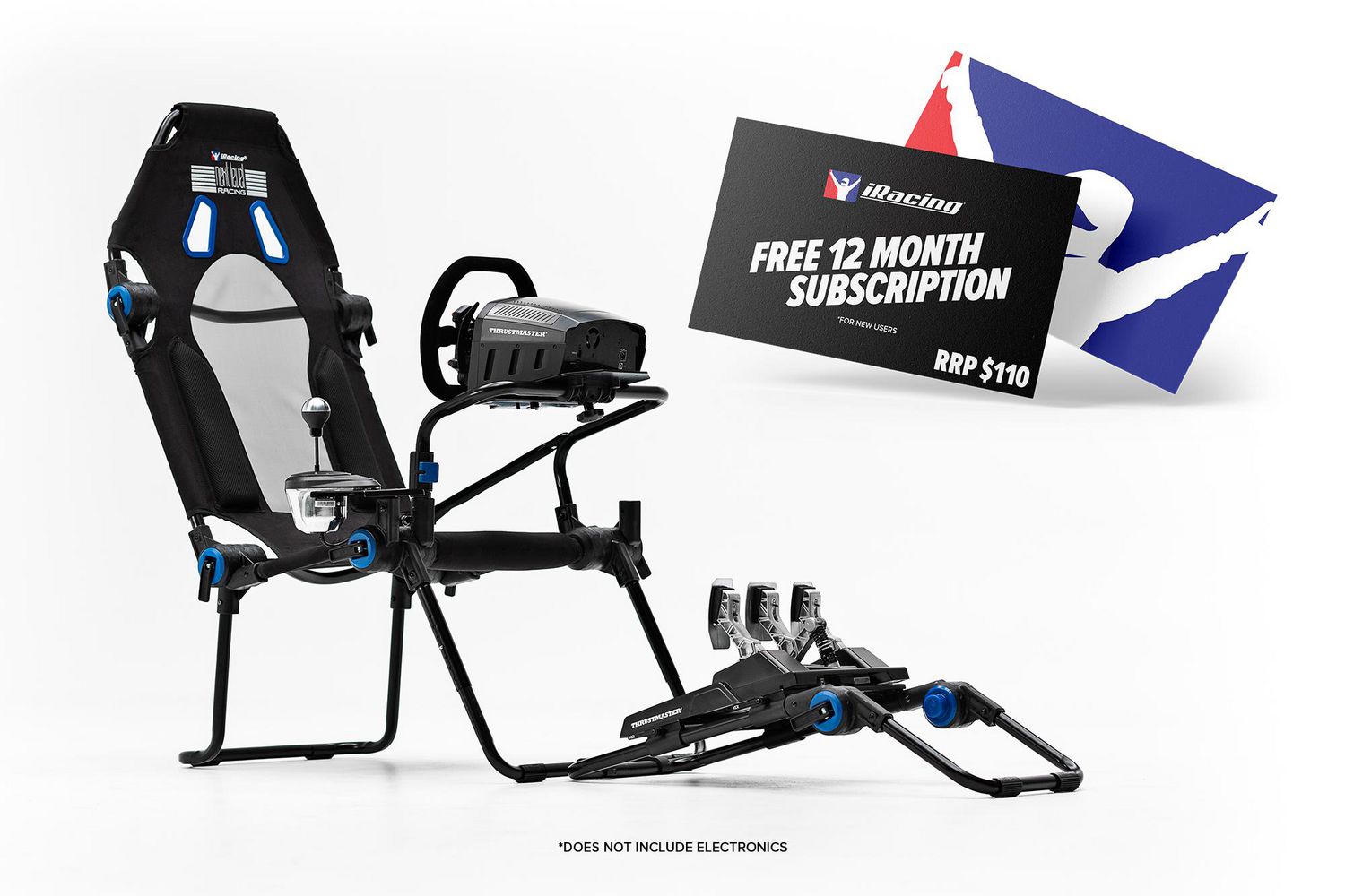 Next Level Racing® F-GT Lite Formula and GT Foldable Simulator Cockpit  iRacing® Edition