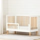 South Shore Balka Toddler Rail for Baby Crib White and Exotic Light Wood - image 1 of 9
