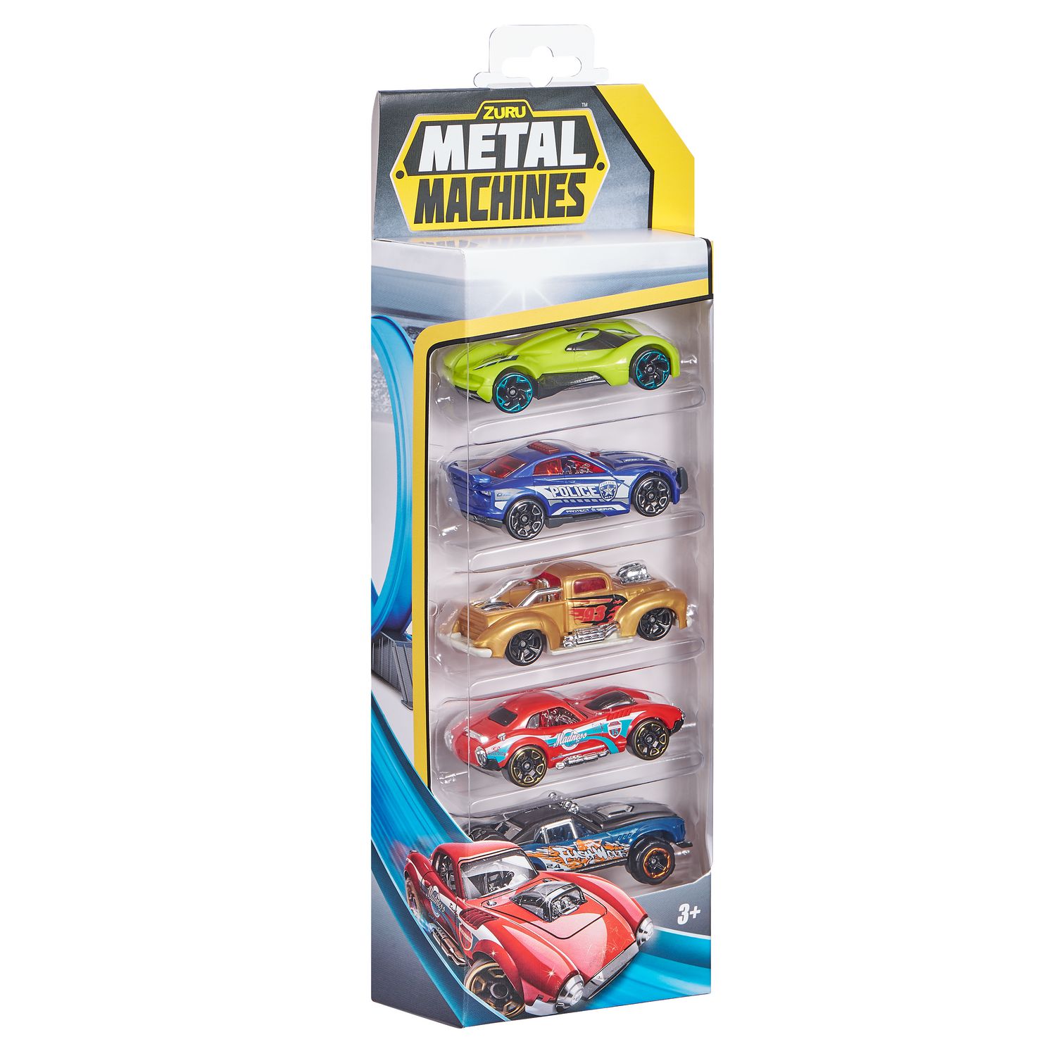 Metal Machines Mini Racing Car Toy 5 Pack Series 2 (Styles May