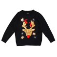 thumbnail image 1 of George Womens Ugly Christmas Sweater-reindeer, 1 of 2
