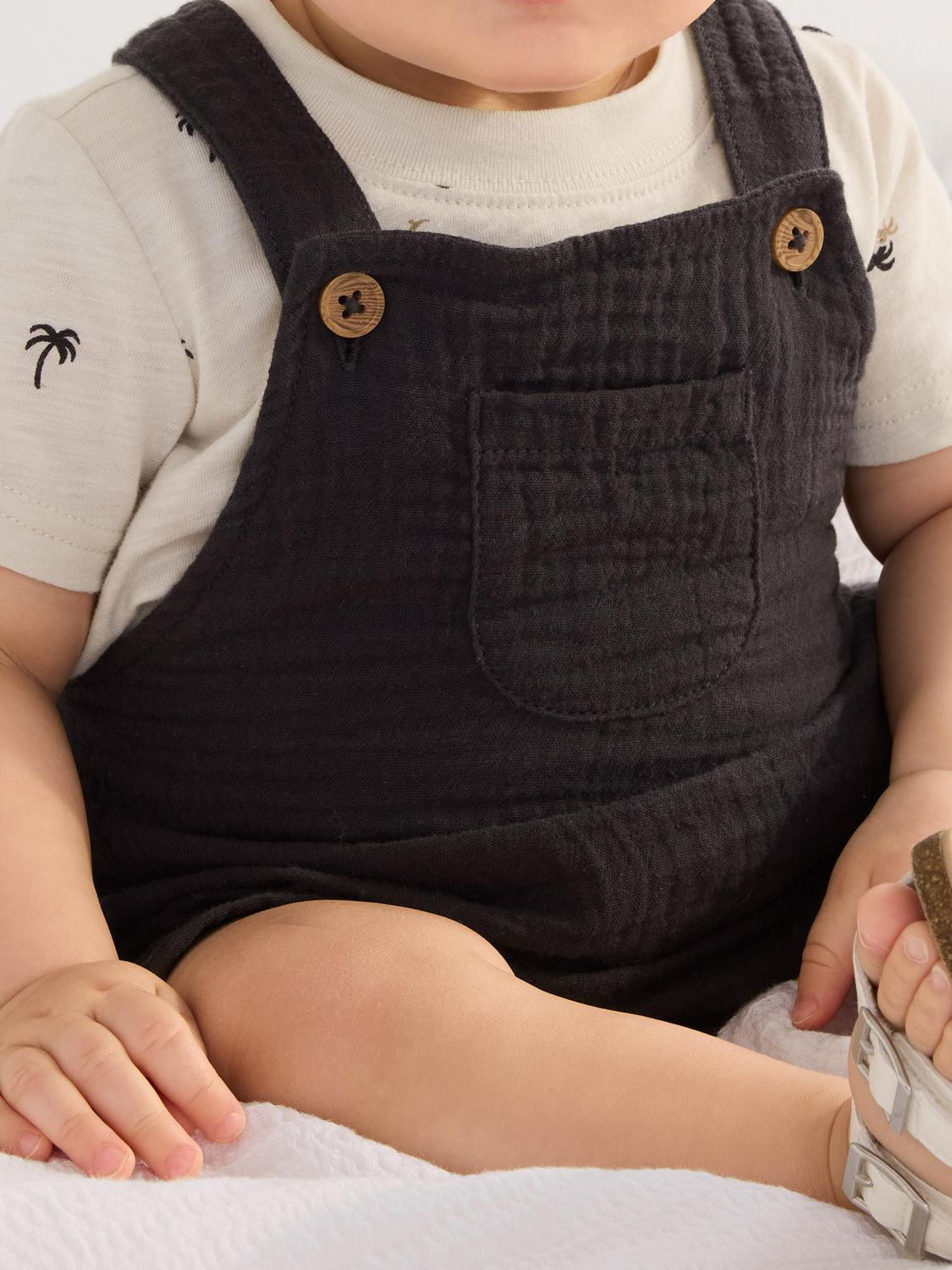 Ensemble salopette Carter's Child of Mine IB - Noir Beige