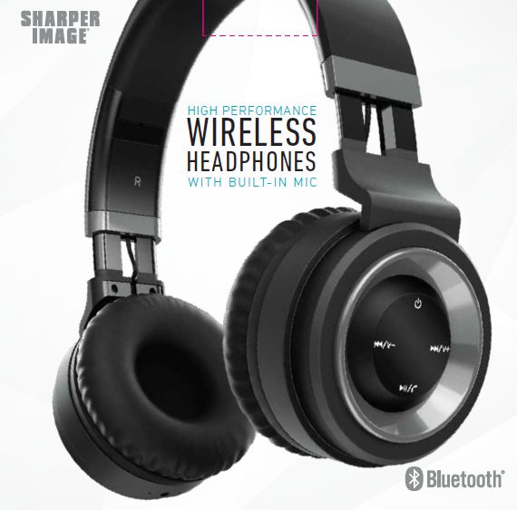 Sharper image wireless discount headphones