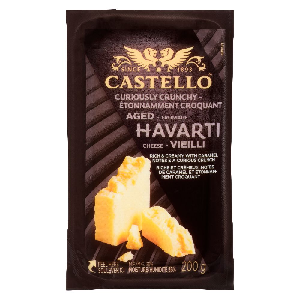 Castello Curiously Crunchy Aged Havarti Cheese 200 g