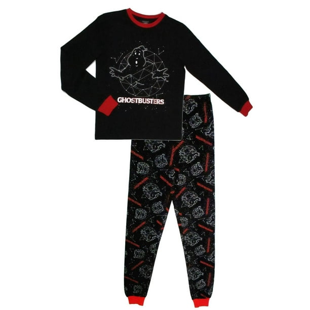 Ghostbusters Boy's 2-Piece Long Sleeve Thermal Pajama Set 