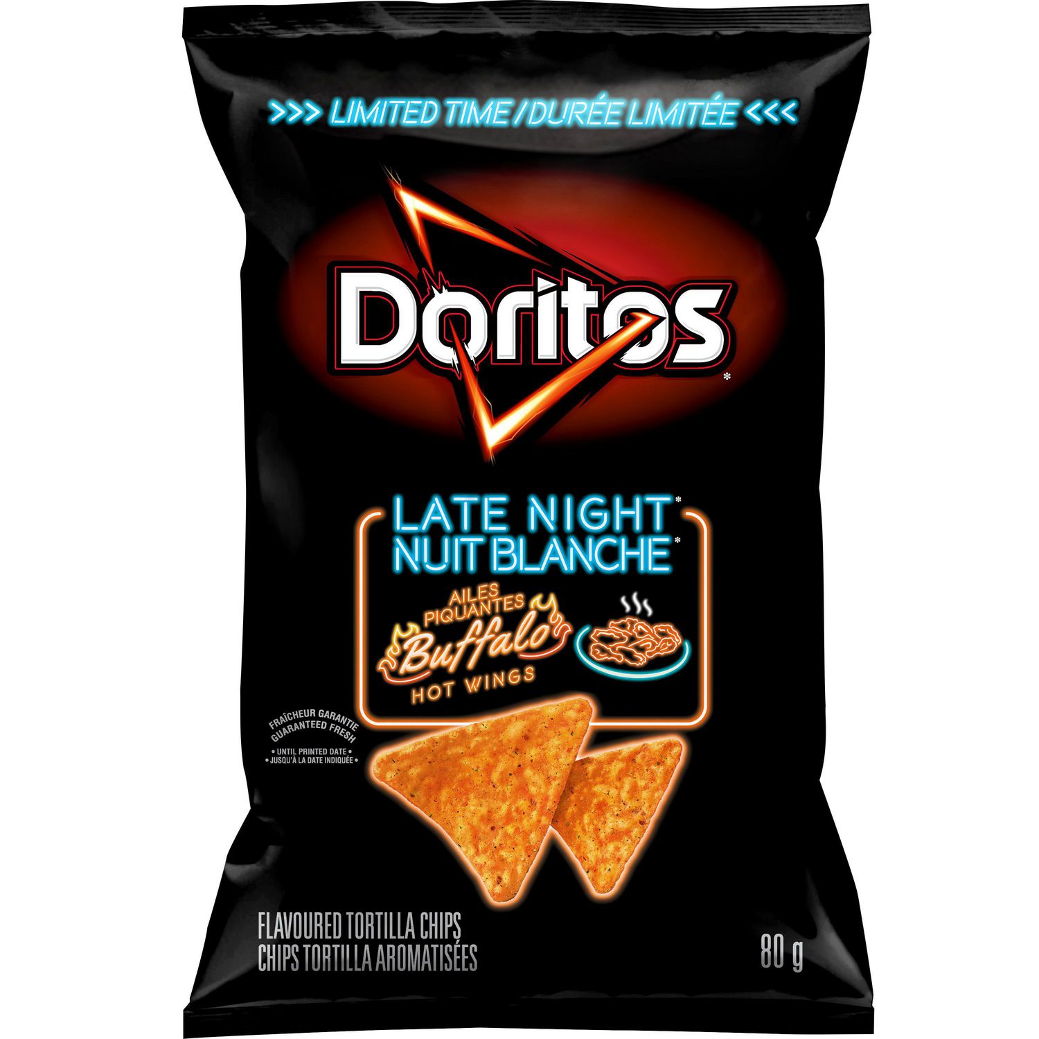 Doritos Late Night Buffalo Hot Wings Tortilla Chips Walmart Canada
