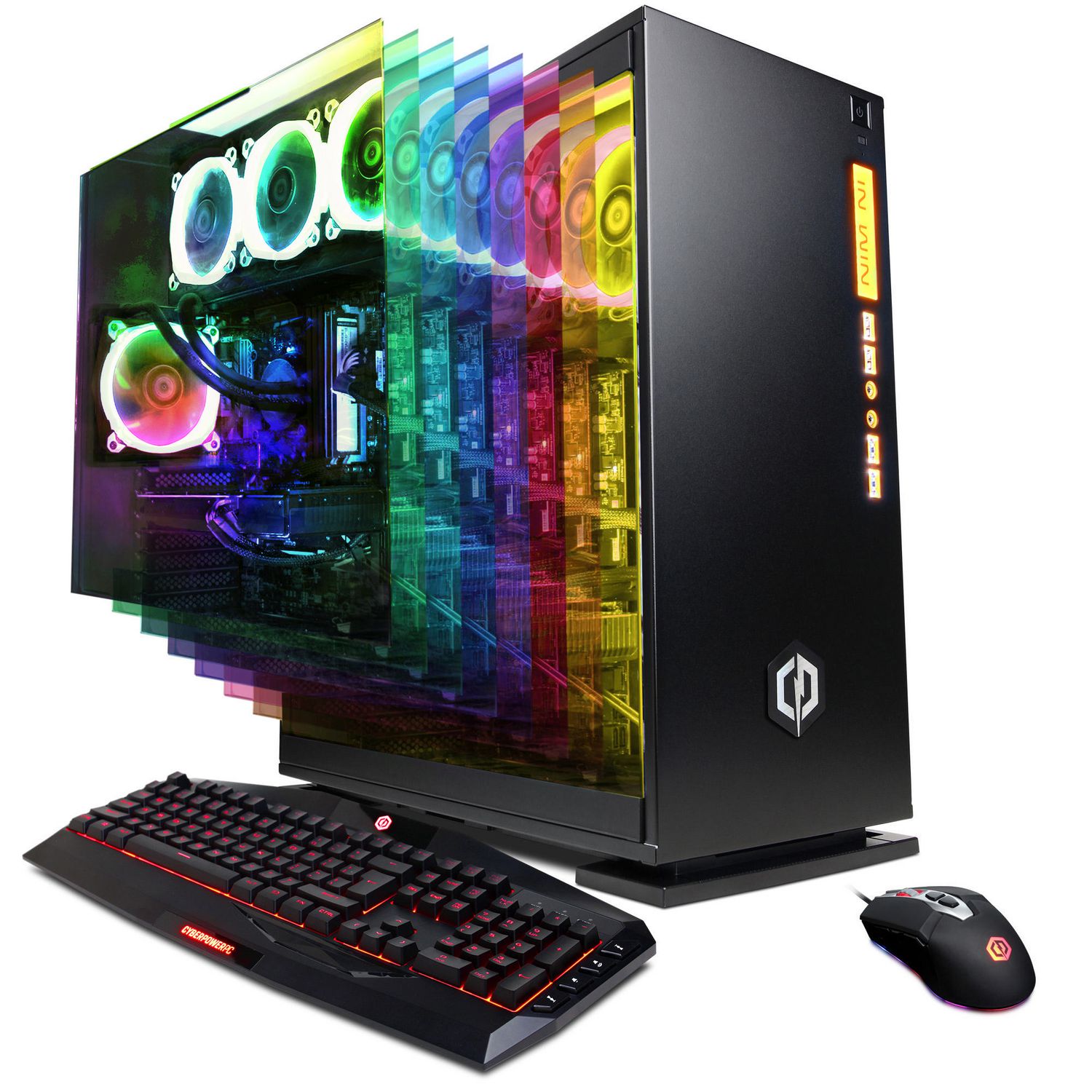 CYBERPOWERPC Gamer Supreme Liquid Cool SLC9120CPG w/ AMD Ryzen 7 2700X ...