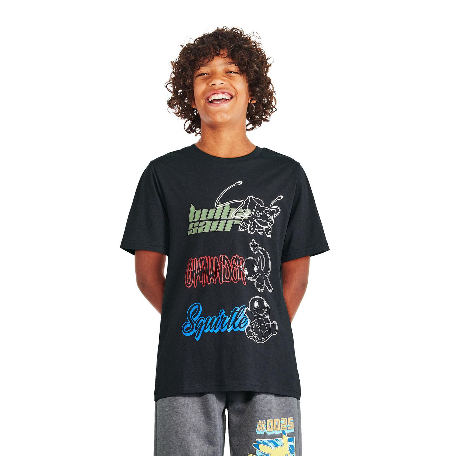 T-shirt à manches courtes Pokémon pour garçons