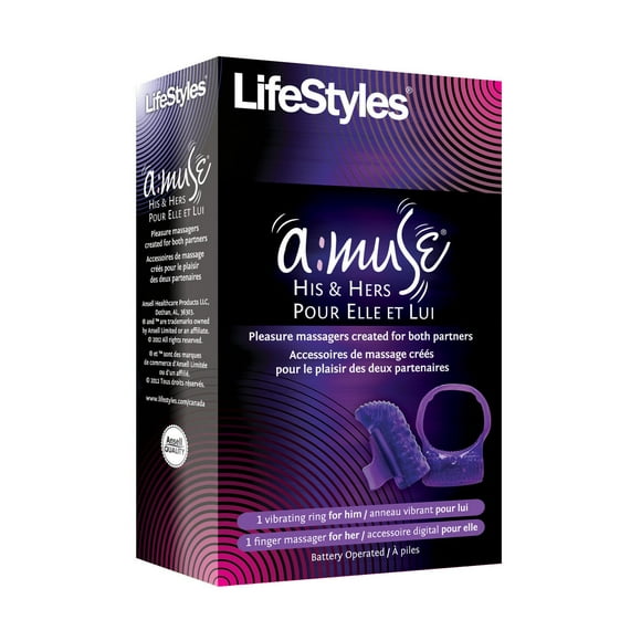 LifeStyles® Amuse® His & Hers Pleasure Massagers