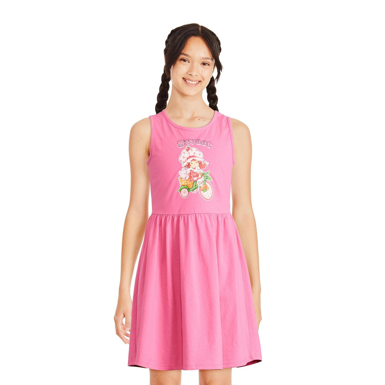 Robe débardeur Fraisinette pour filles