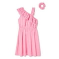thumbnail image 2 of Ensemble 2 pièces avec robe asymétrique George pour filles, 2 of 2