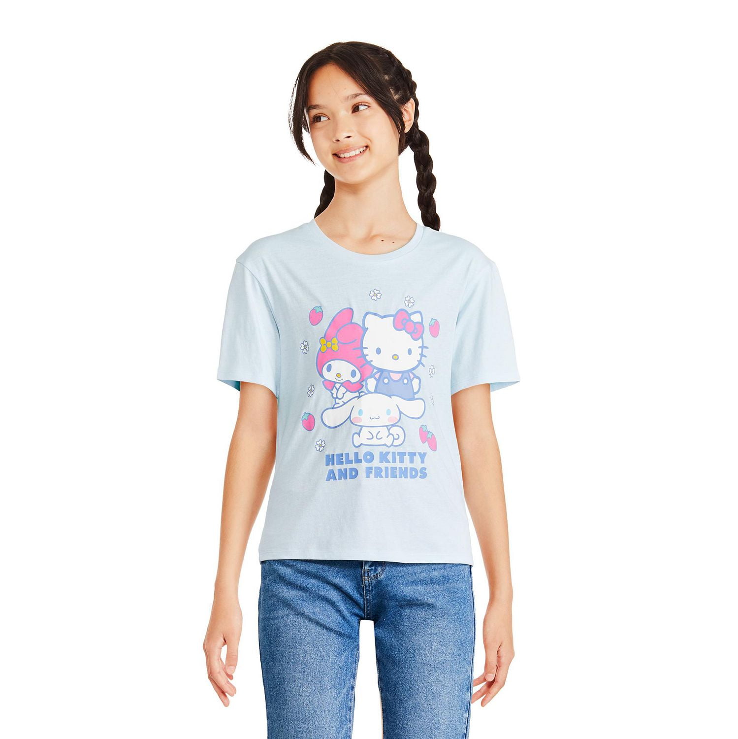 Hello Kitty and Friends Girls' Short Sleeve Tee