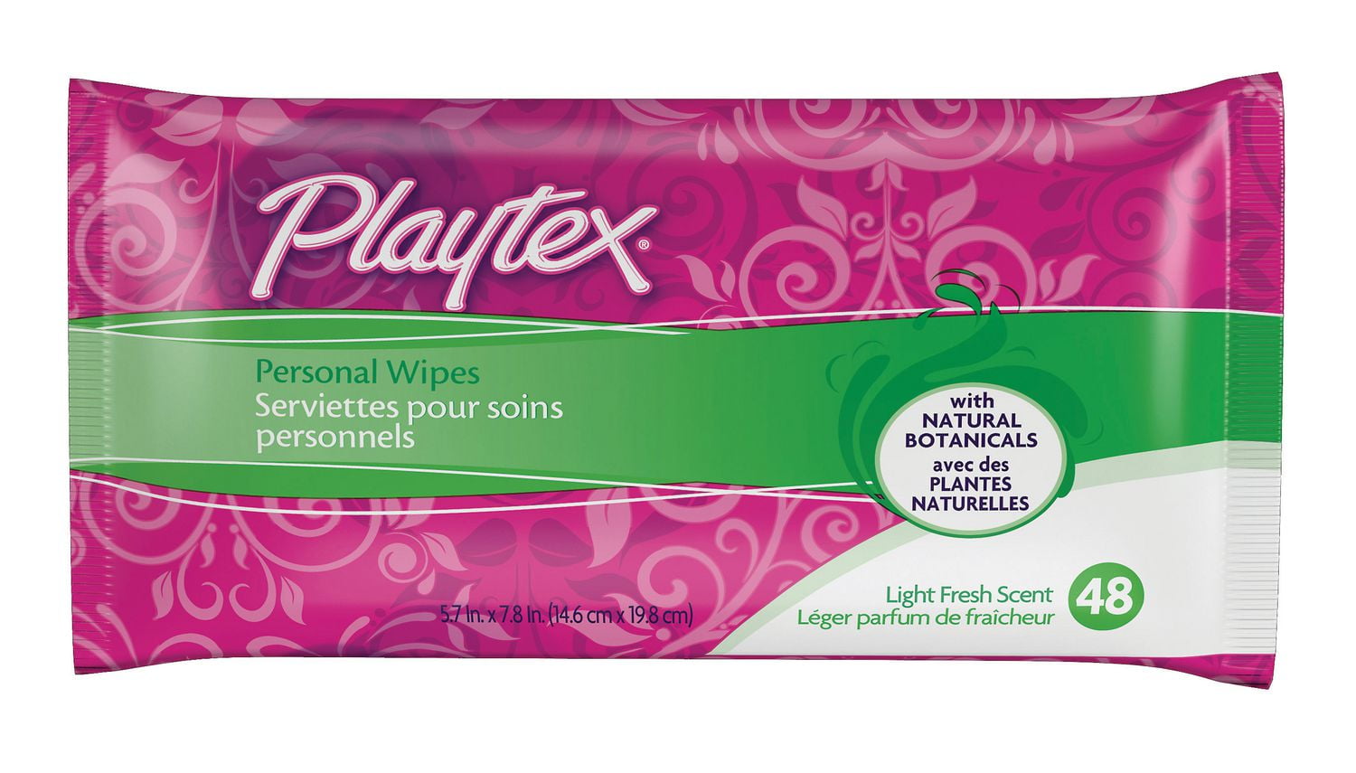Playtex Flushable Light Fresh Scent Personal Wet Wipes Walmart Canada