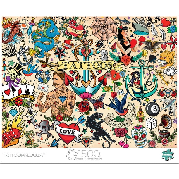 Buffalo Games - Le puzzle Art of Play - Tattoopalooza - en 1500 pièces