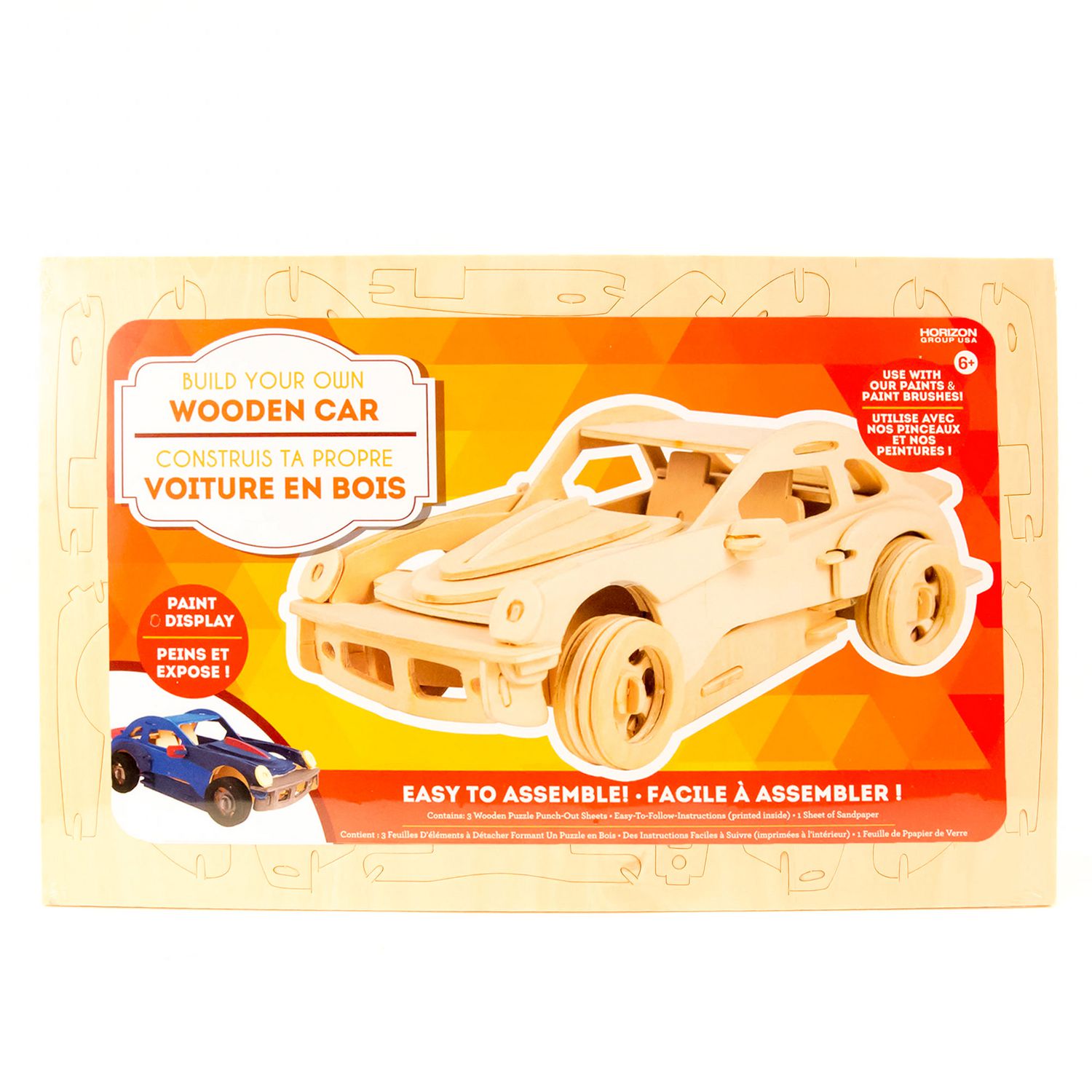 Racing Car Wooden Bauset Ninjago Car Race Car from Wood DIY Build Children NEW 
