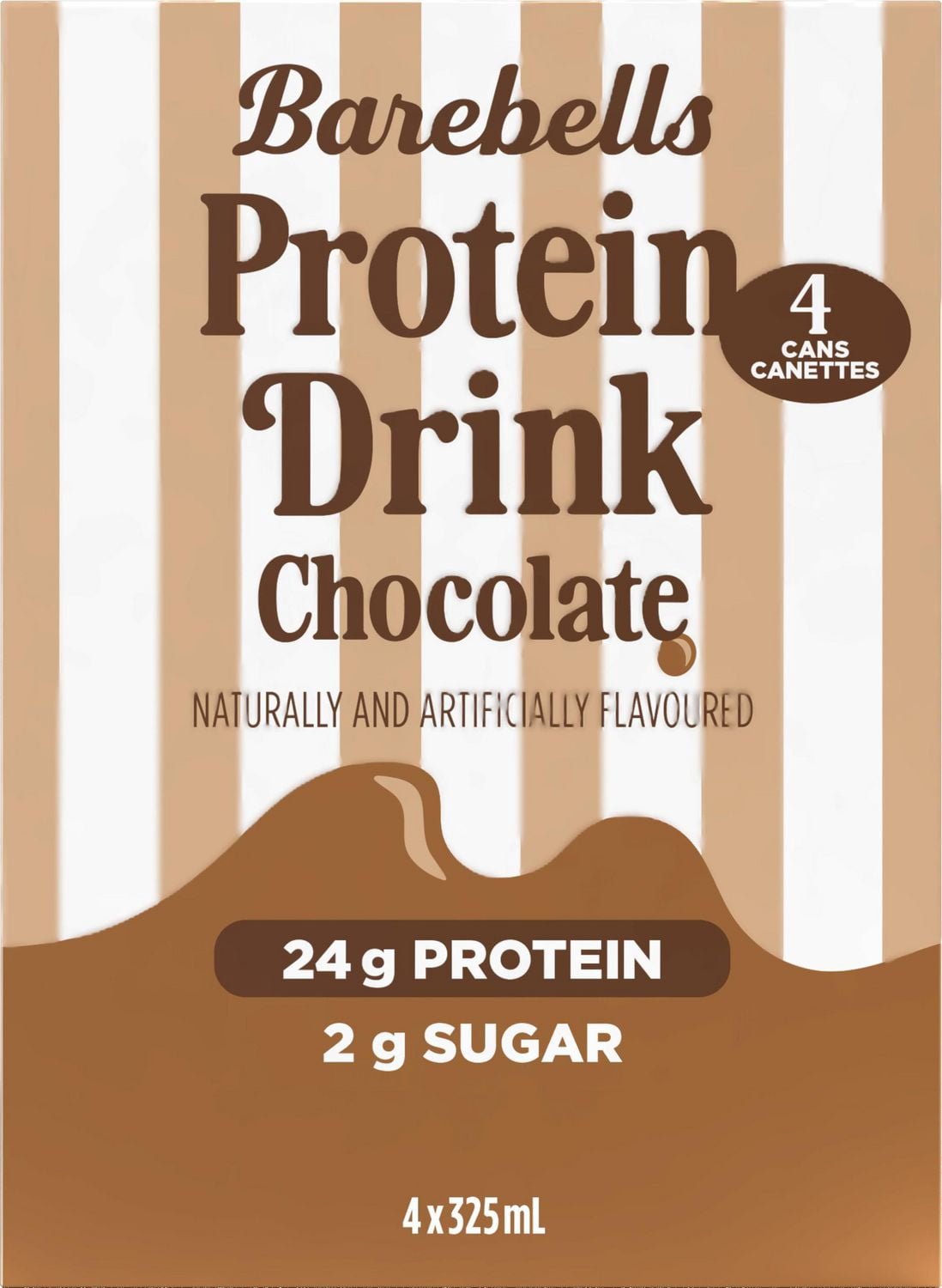 thumbnail image 2 of Barebells Protein Drink Chocolate 325ml (4 Pack), 2 of 5