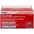 thumbnail image 1 of Equate Extra Strength Acetaminophen Tablets 500 mg, Easy Tabs, 1 of 1