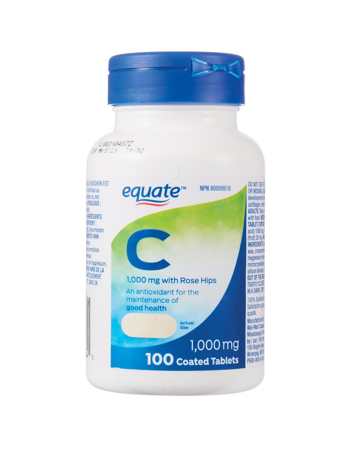 Equate Vitamin C 1000 Mg With Rose Hips Walmart Canada