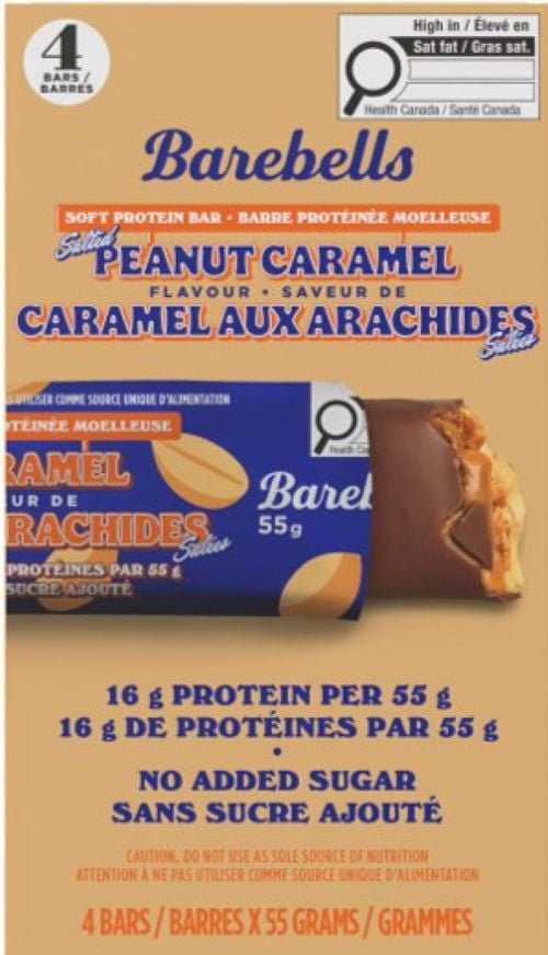 Barebells Salty Peanut Caramel Protein Bars 4 Pk