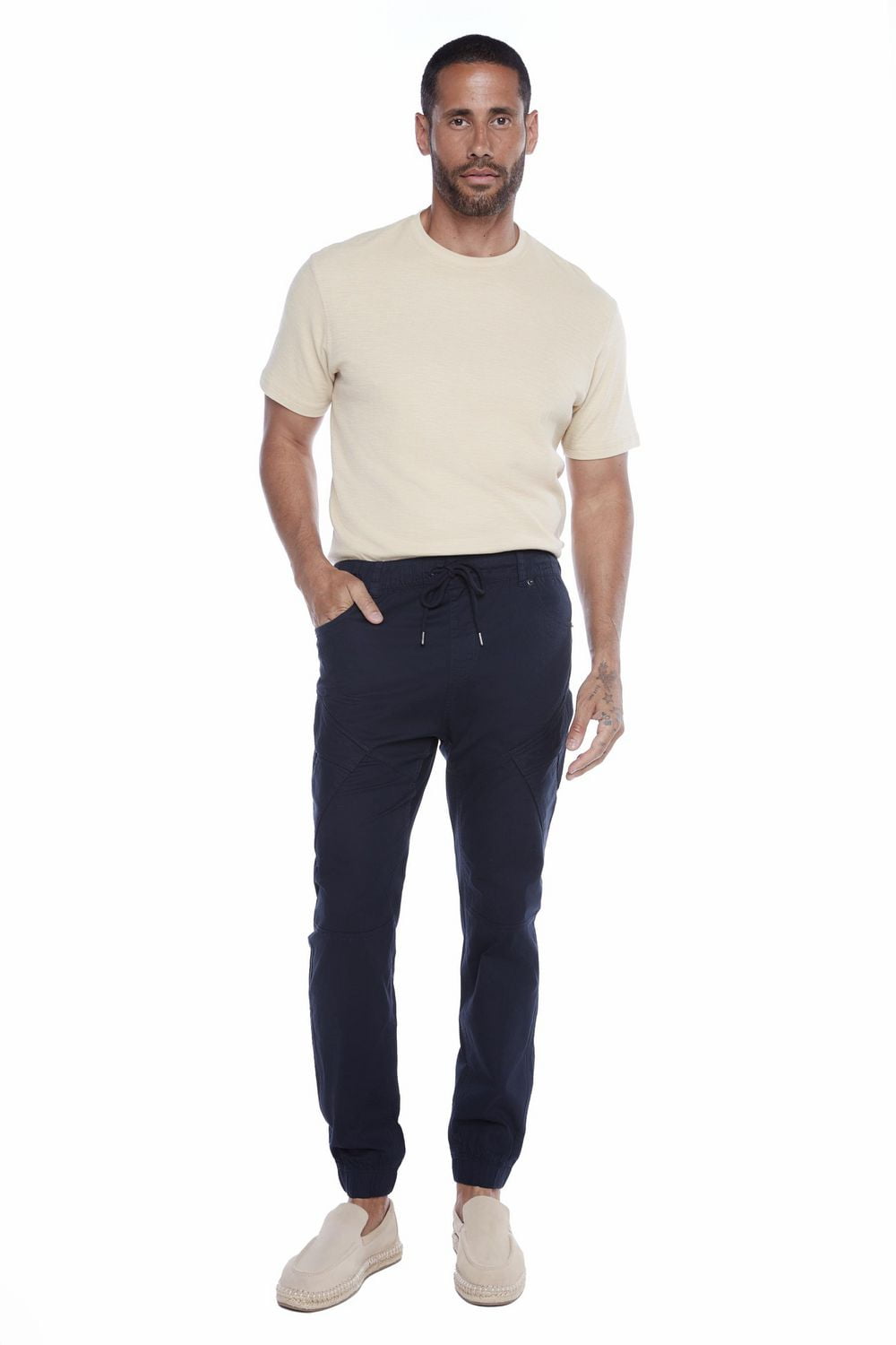 Jeaniologie ™ Men’s Cargo Pull-On Jogger- NAVY