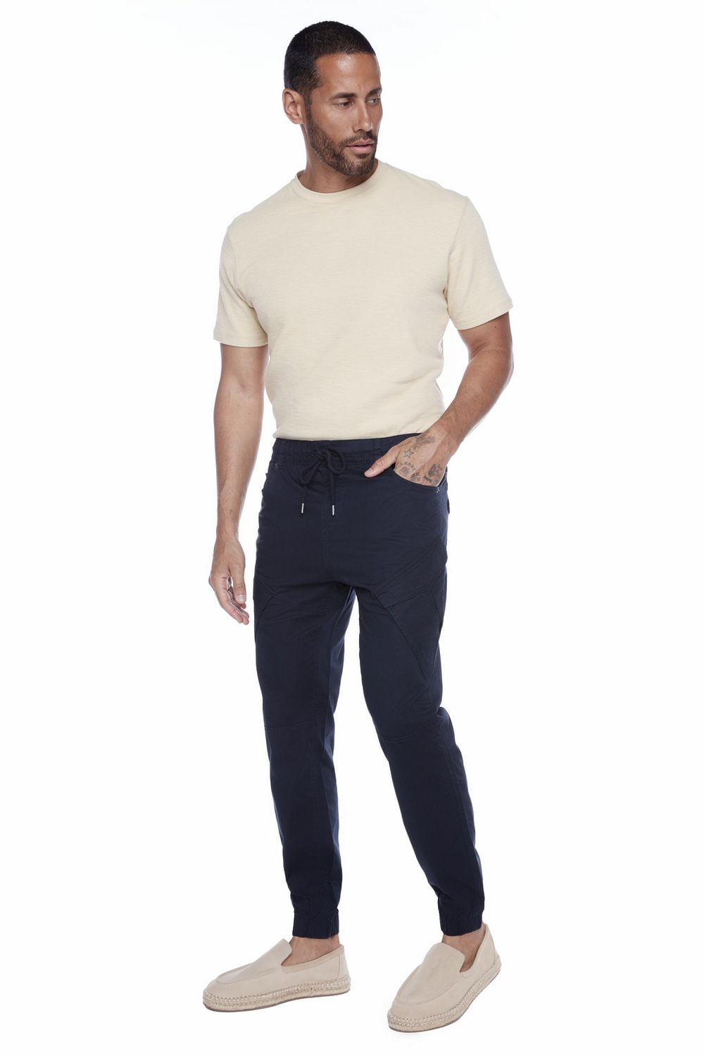 Jeaniologie ™ Jogger Cargo pour Homme - MARINE