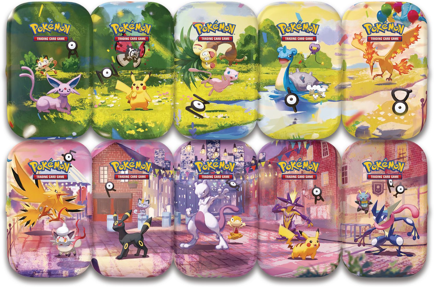 Pokémon TCG: 30th Celebration Mini Tin 10ct Box
