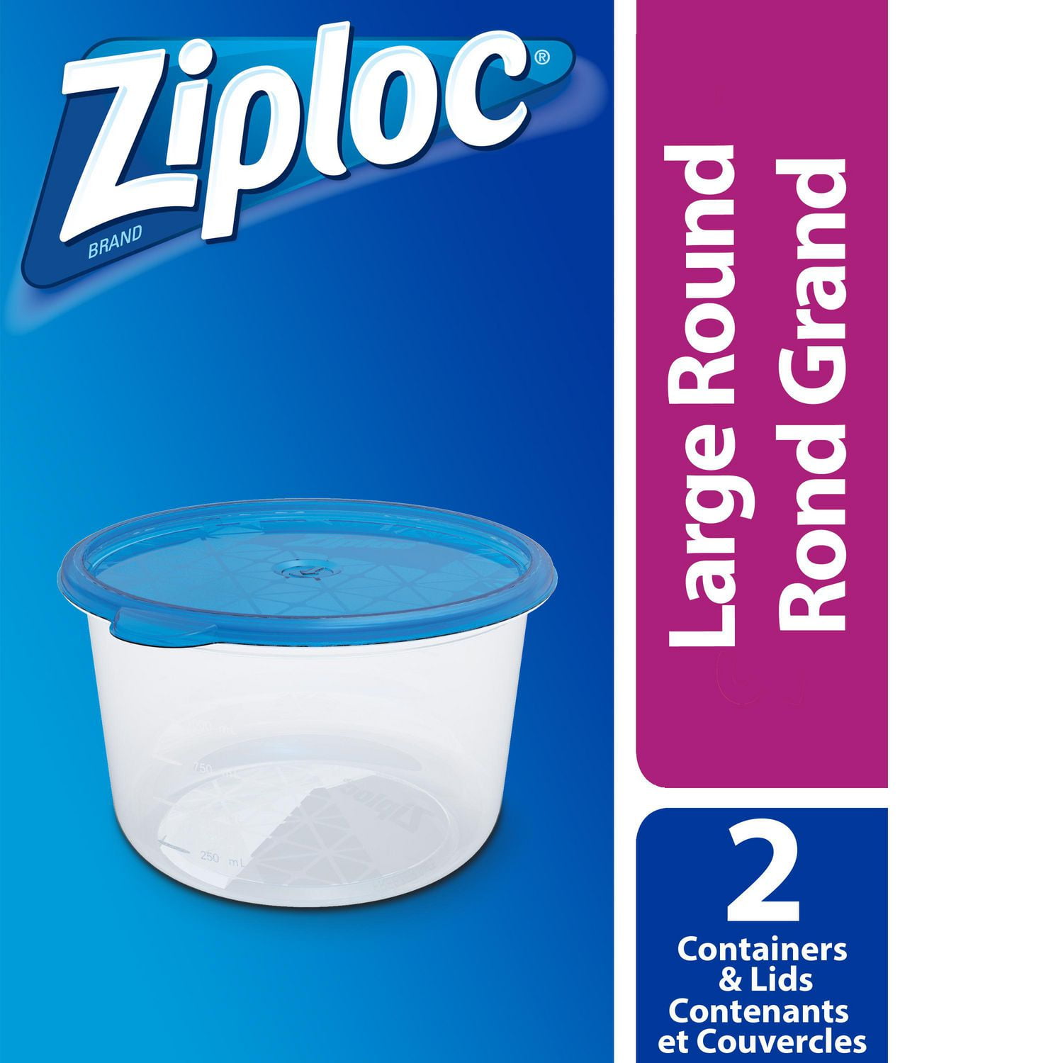 Ziploc® brand Containers Large Round Walmart Canada